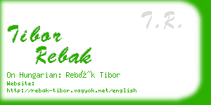 tibor rebak business card